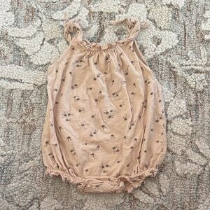 Rylee + Cru Cream Baby Bubble Romper